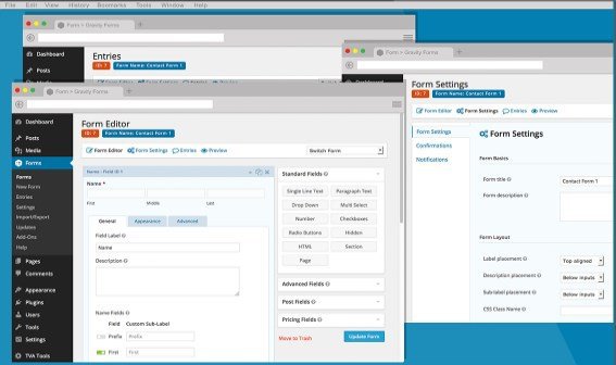 GRAVITY FORMS WORDPRESS PLUGIN