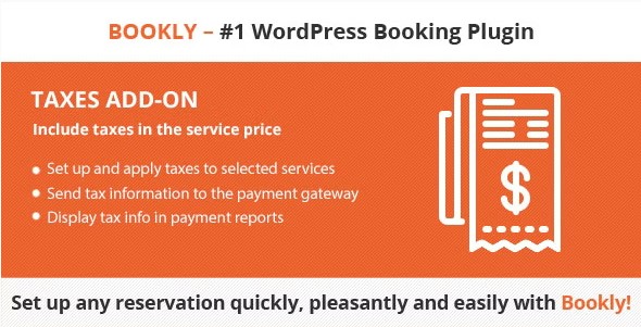 BOOKLY TAXES ADD-ON 2.7